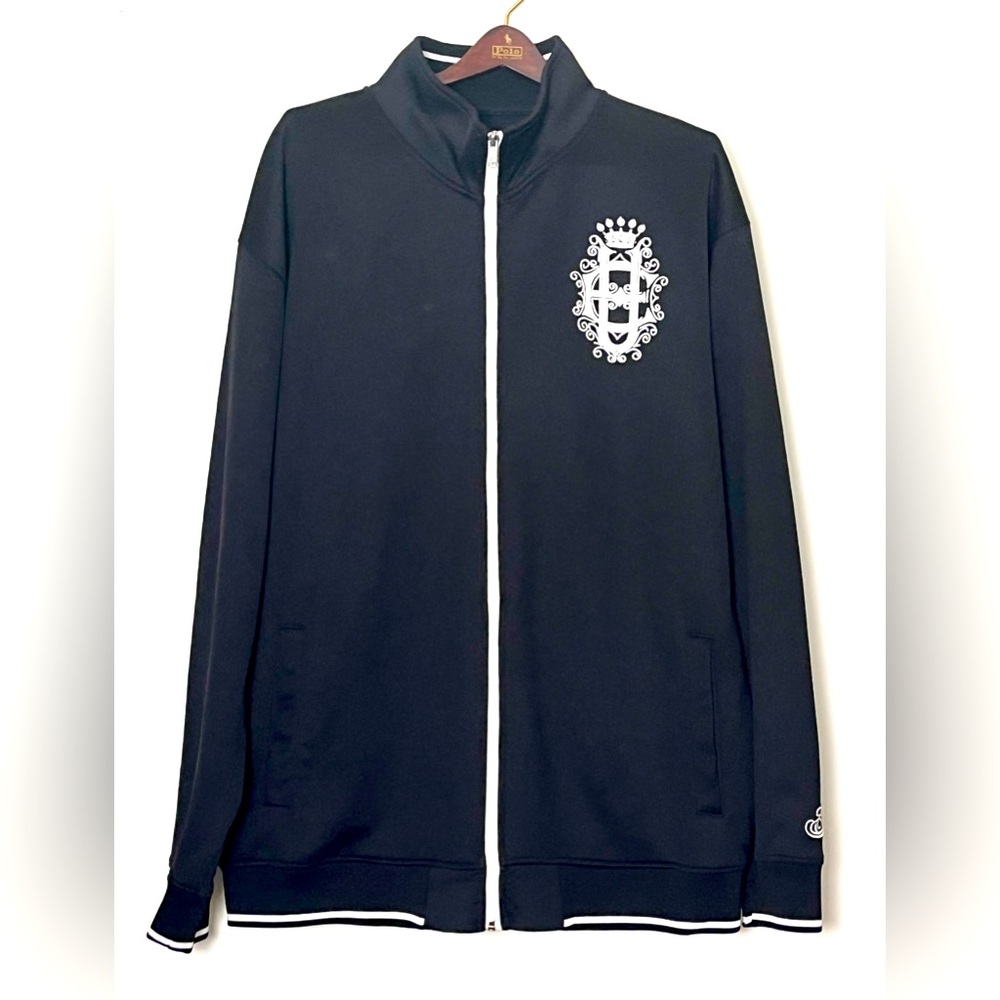 Ecko Unltd Track Jacket Men’s 2XL Black Streetwear Hip Hop Y2K